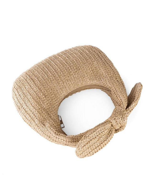 Bow Straw Bag
