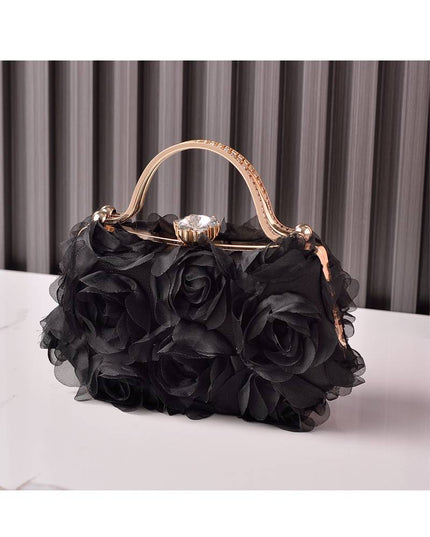 Three-dimensional Flower Handbag