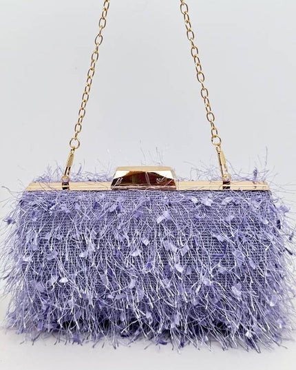Tassel Clutch Chain Bag