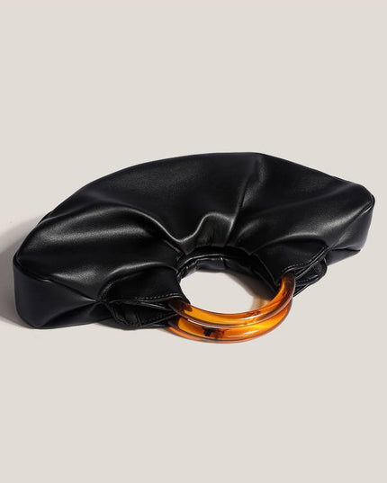 Curved Acrylic Handle Tote Bag