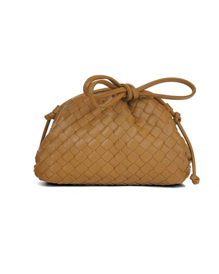Minimalist Hand-Woven Clutch Shoulder Bag