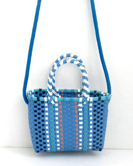Colorful Hand Woven Beach Bag Picnic Bag
