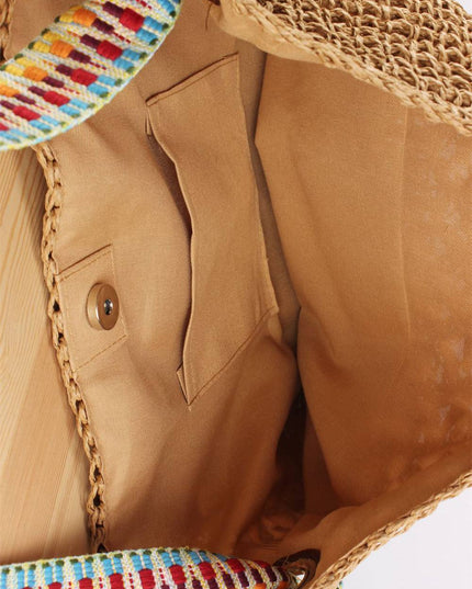 Vintage Bohemian Straw Bag