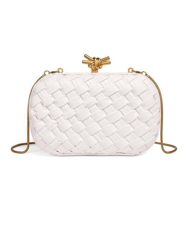 Woven Clutch Chain Bag