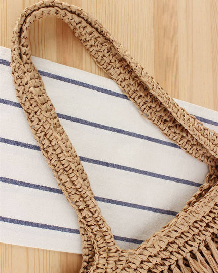 Hand-woven Seaside Holiday Straw Bag
