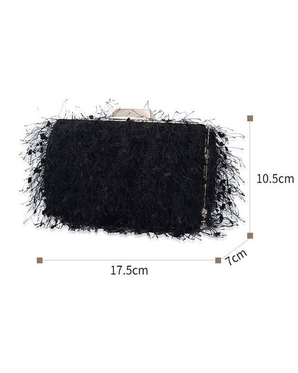 Tassel Clutch Chain Bag