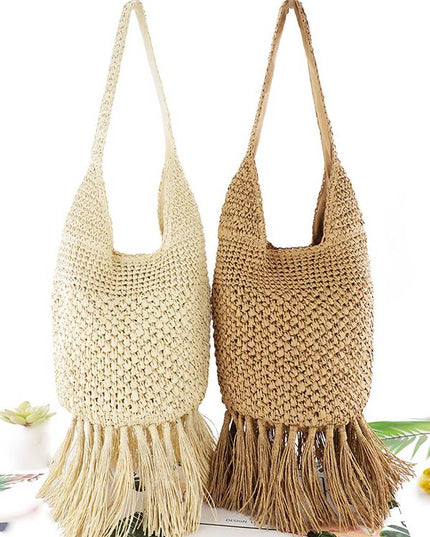 Tassel Straw Bag