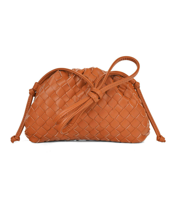Minimalist Hand-Woven Clutch Shoulder Bag
