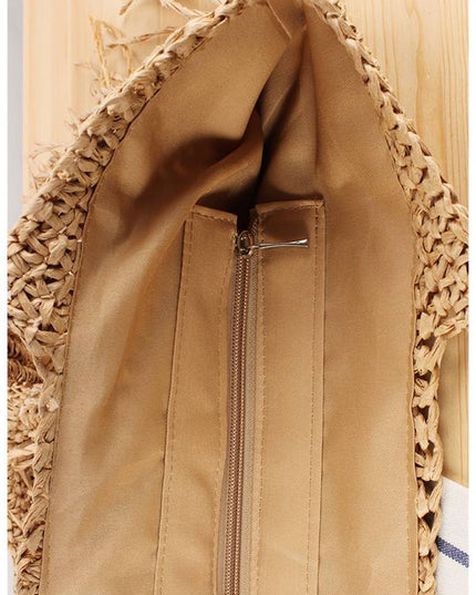 Hand-woven Seaside Holiday Straw Bag