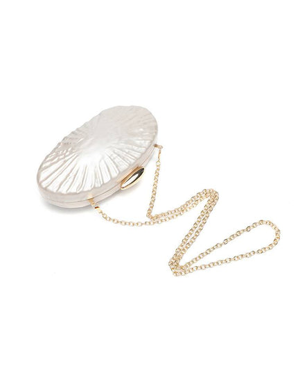 Shell Element Clutch Chain Bag