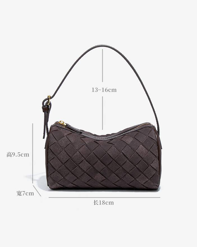 Suede Handbag Shoulder Bag