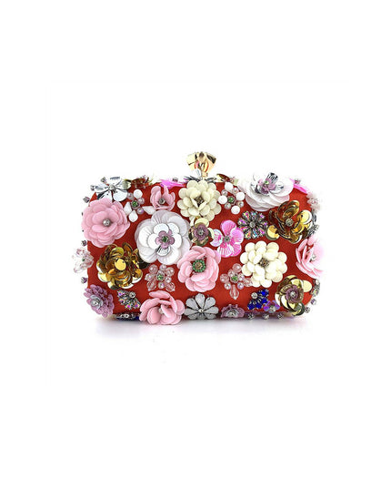 Three-dimensional Flower Handbag Chain Bag
