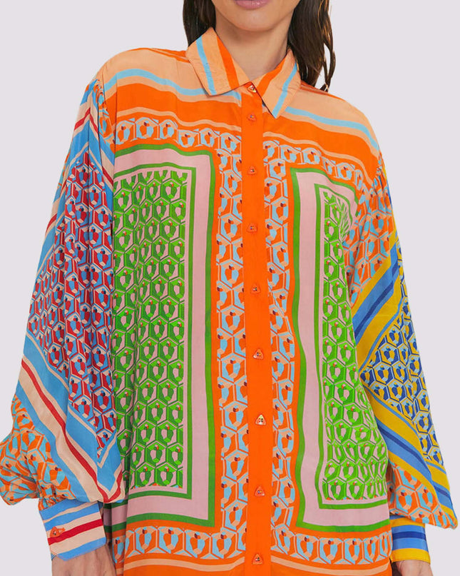 "Tropical Patchwork" Multicolor Print Set