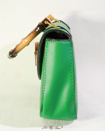Retro Bamboo Shoulder Crossbody Handbag