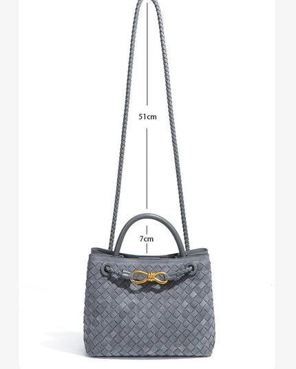 Minimalist Suede Handbag Shoulder Bag