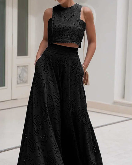 "Azure Lace" Eyelet Embroidery Set