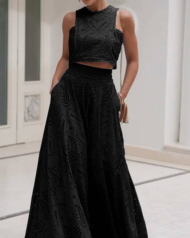 "Azure Lace" Eyelet Embroidery Set