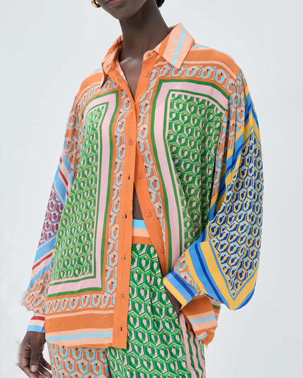 "Tropical Patchwork" Multicolor Print Set