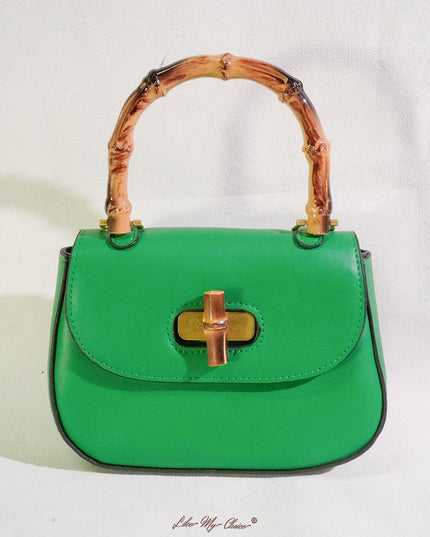 Retro Bamboo Shoulder Crossbody Handbag