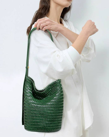Woven Tote Bag Shoulder Bag Bucket Bag