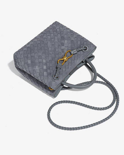 Minimalist Suede Handbag Shoulder Bag
