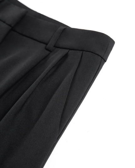 High-Waisted Wide-Leg Trousers