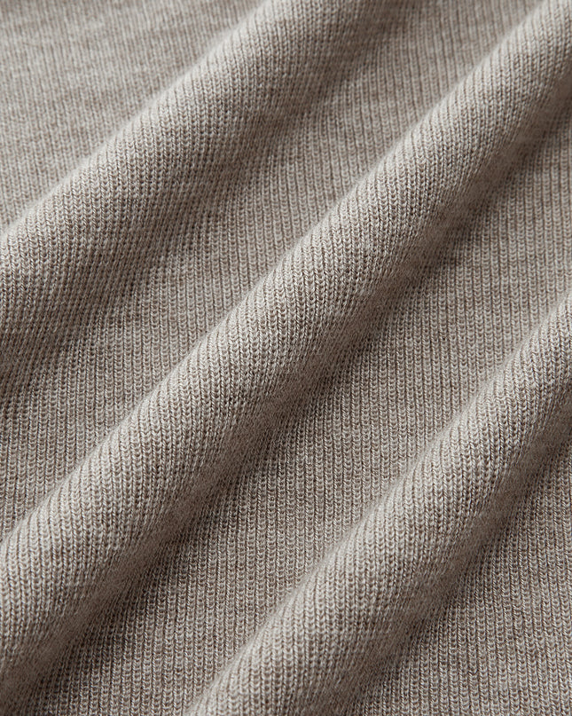 Slim-Fit Mock Neck Knit Top