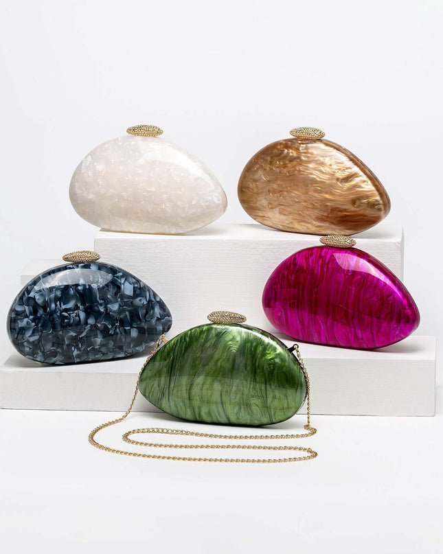 Fashionable Special-shaped Shell Acrylic Wedding Bag