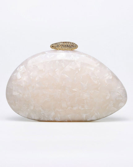 Fashionable Special-shaped Shell Acrylic Wedding Bag