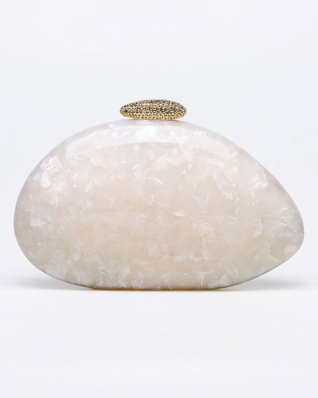 Fashionable Special-shaped Shell Acrylic Wedding Bag