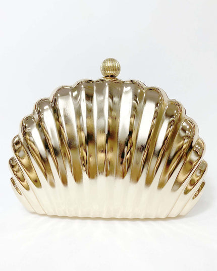 Metal Shell Clutch Party Evening Bag