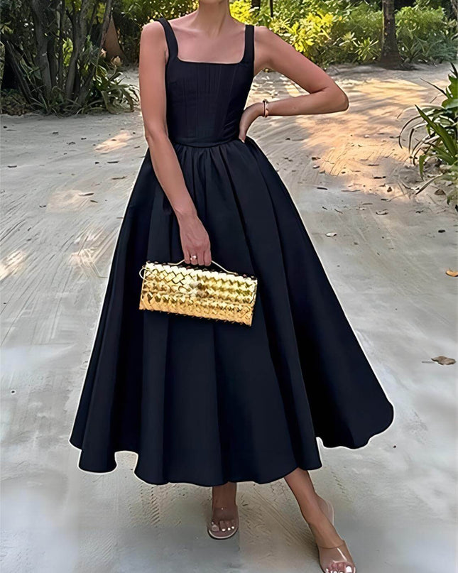 Stylish And Elegant Off-Shoulder Strapless Sleeveless Maxi Dress