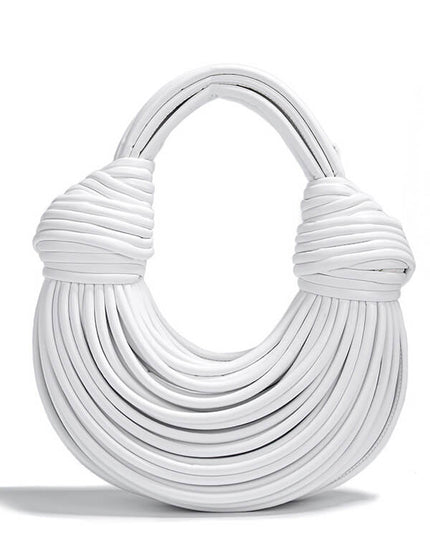 Braided Knotted Dumpling Cloud Crossbody Bag
