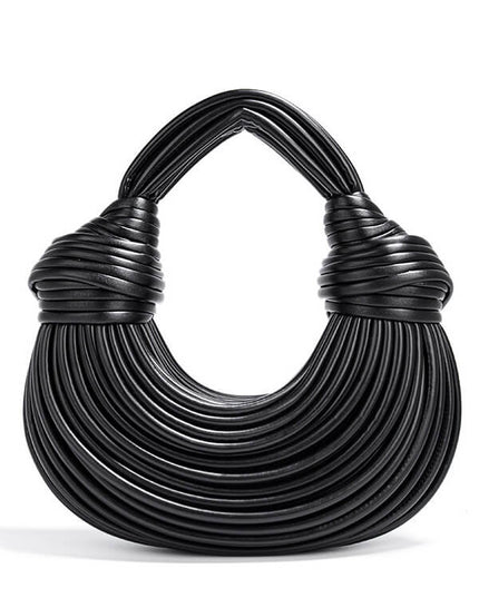 Braided Knotted Dumpling Cloud Crossbody Bag