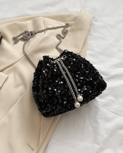 Fashionable And Personalized Sequined Evening Bag