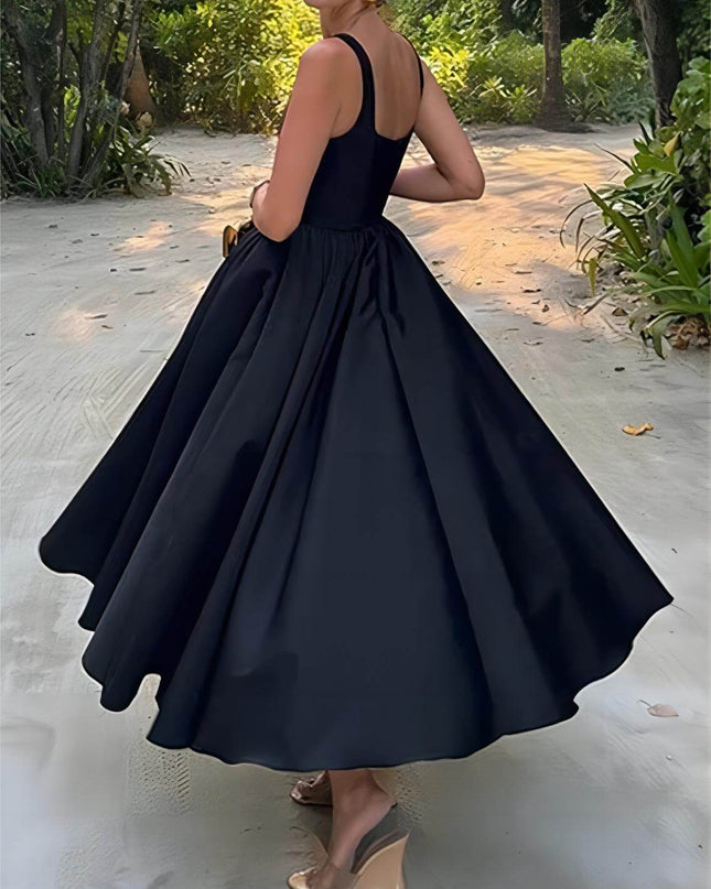Stylish And Elegant Off-Shoulder Strapless Sleeveless Maxi Dress