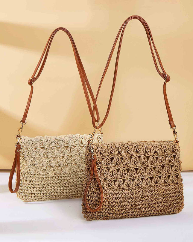 Simple Artistic Straw Beach Tote