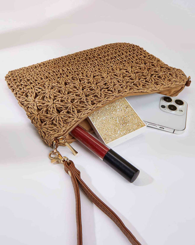 Simple Artistic Straw Beach Tote