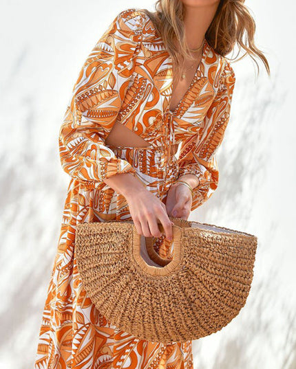 Natural Straw Bag