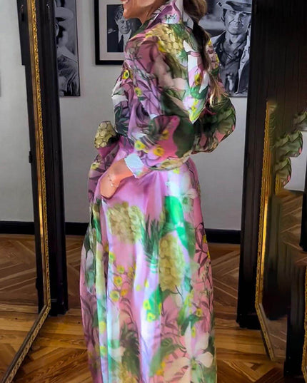 Vibrant Floral Breeze Shirt Multicolor Shirt