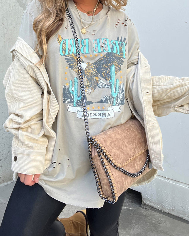 Take Away Crossbody Clutch Tan