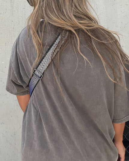 Studded Tassel Crossbody Belt Bag